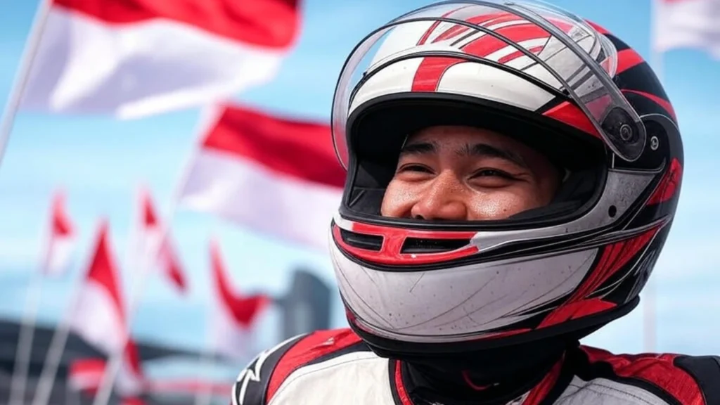Veda Ega Pratama: Pembalap Muda Indonesia yang Mengukir Prestasi di Seri Italia