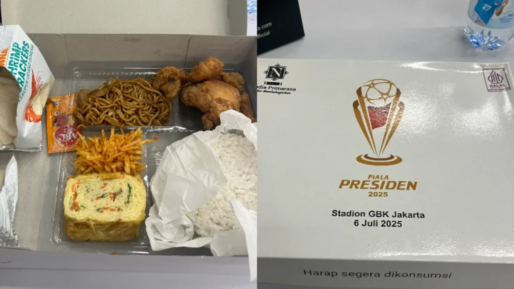 Piala Presiden 2025: Nasi Kotak Bikin Jurnalis Inggris Terpukau