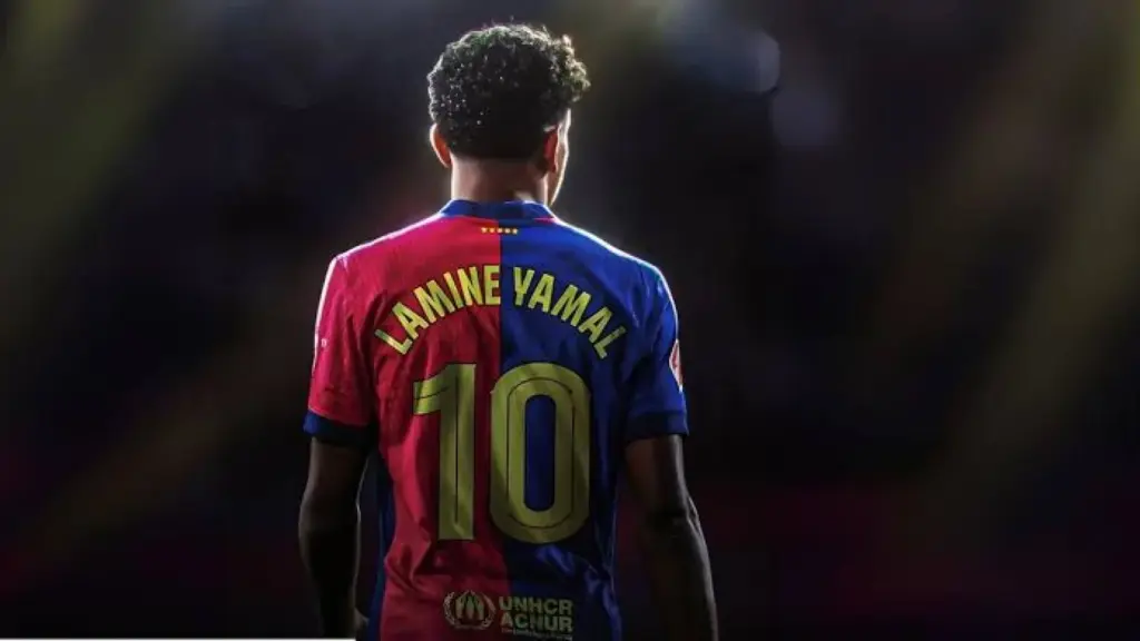 Lamine Yamal Cetak Gol Pertama dengan Nomor 10 di Barcelona